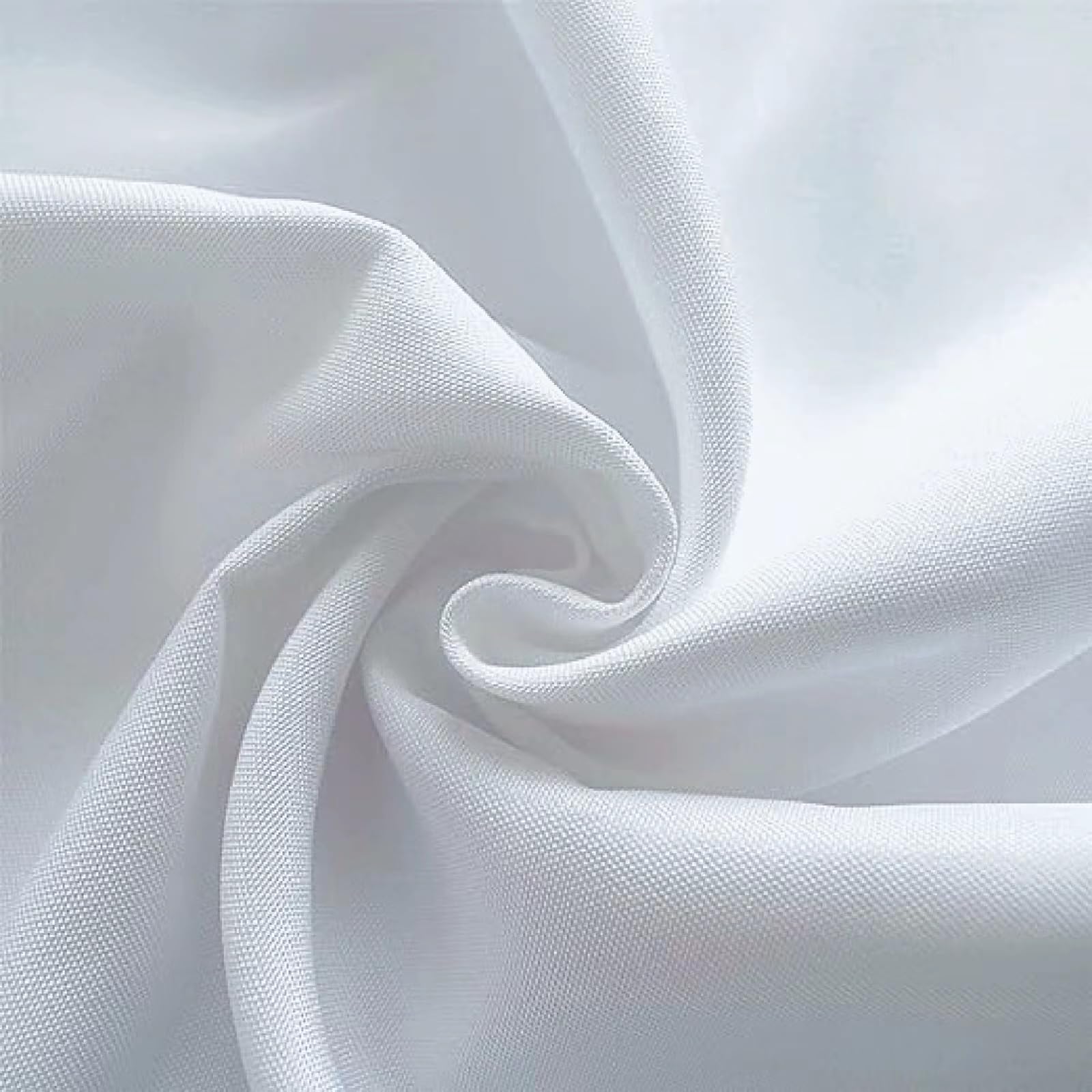 Paquete de 6 manteles rectangulares blancos de 60 x 126 pulgadas para mesas de 6 pies, resistentes a las arrugas, lavable, de poliéster, para bodas, cenas, bufés y campamento, mantel rectangular