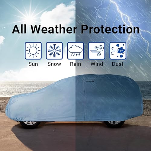 Miniatura 75 de iCarCover Funda de automóvil prémium para Mazda Mazda3 2003-2025, resistente, impermeable, para todo tipo de clima, ajuste personalizado