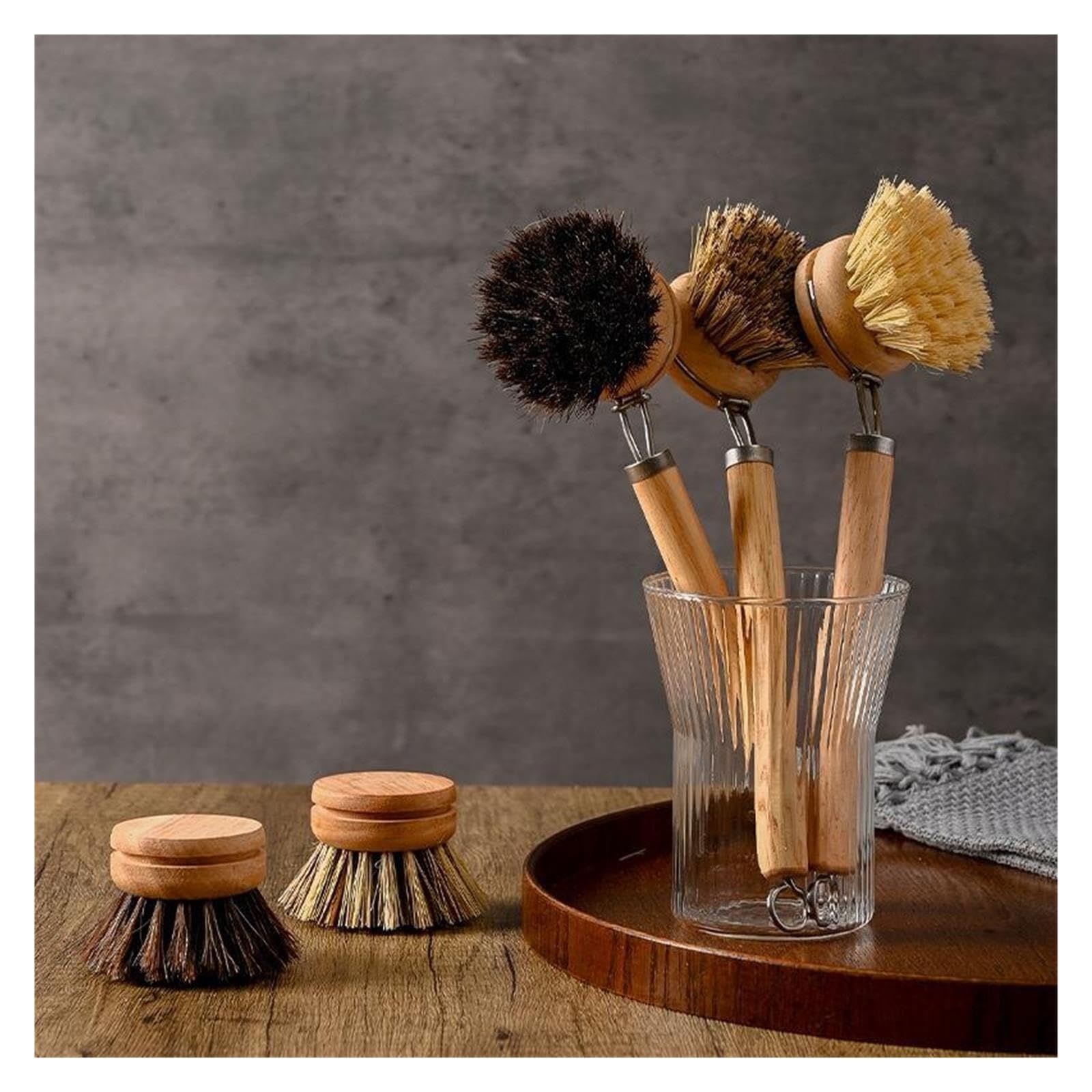 3pcs sisal Pot Brush pour Cuisine