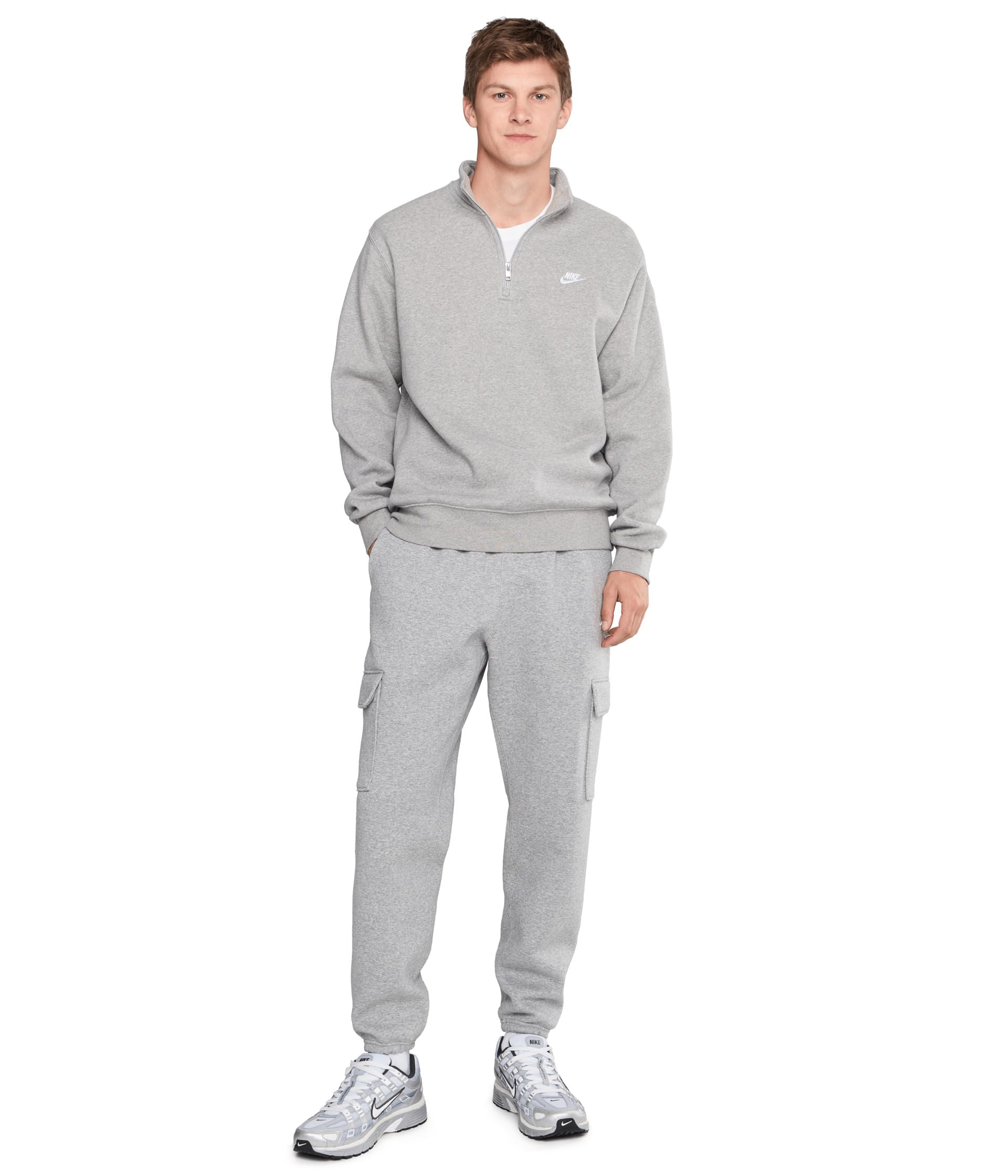 Nike Pantalone da Uomo Cargo Club Fleece Nero