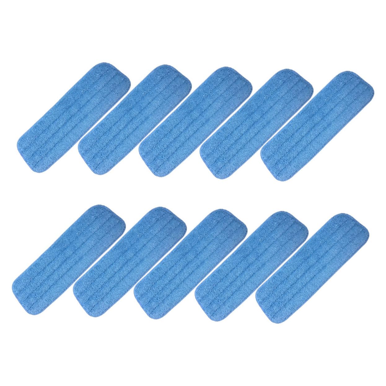 PLAFOPE 10 Pezzi Panni Microfibra per Mop Spray Riutilizzabili Lavabili Ricambi per Pulizia Pavimenti e Compatibili con Sistemi Mop Spray