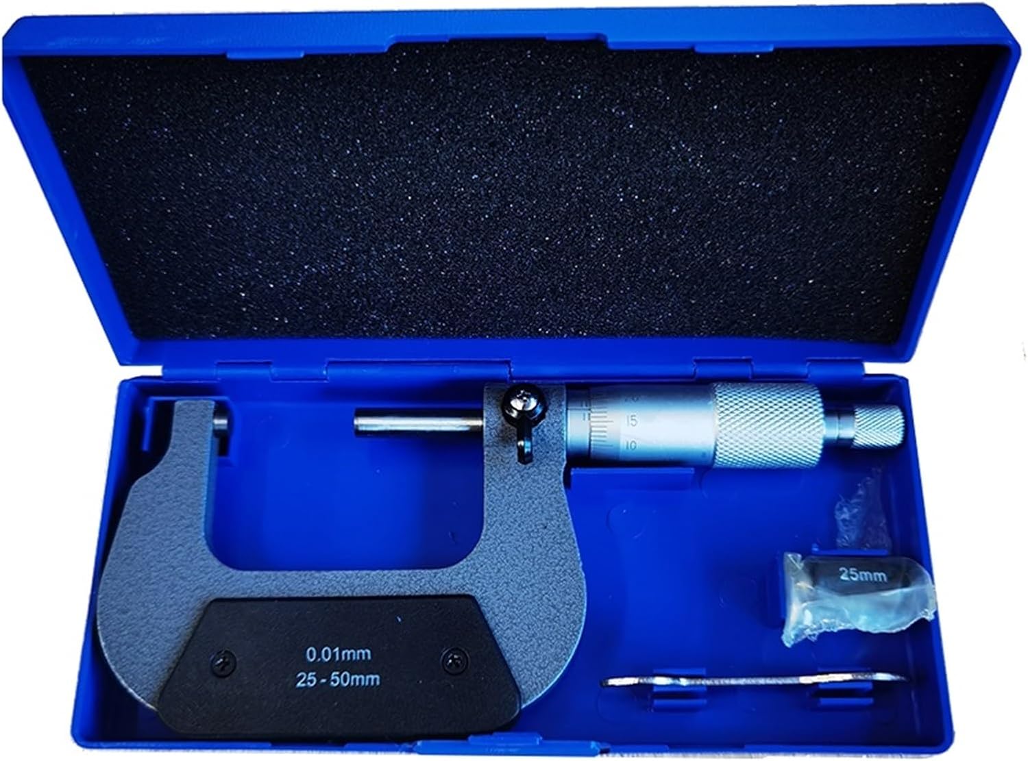 Micrometer for 0-25mm 25-50mm 50-75mm 75-100mm Outside Micrometer Gauge Measuring Tools(75-100mm)