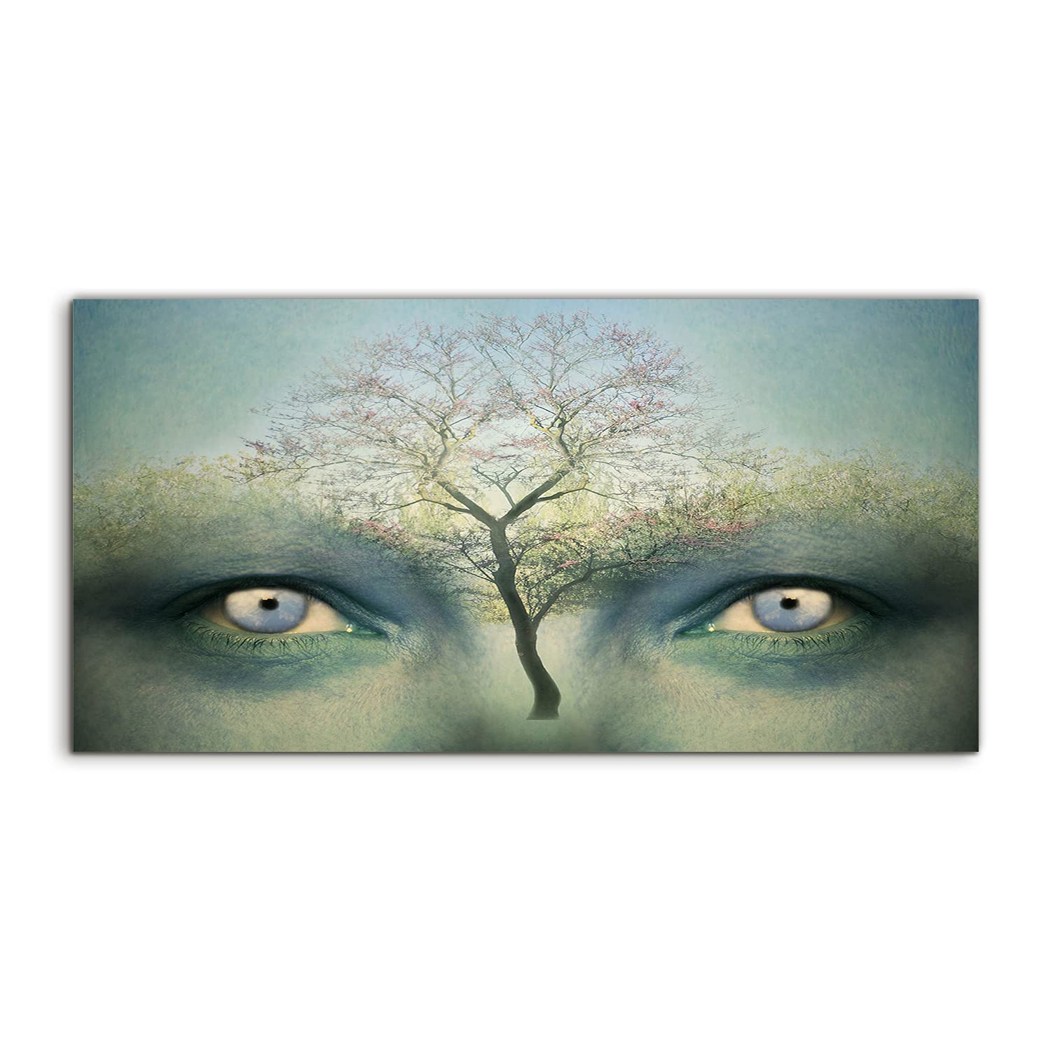 Tableau Acrylique 100x50cm Anti-Reflets Human Eye Solution Murs Vides Salon Moderne - 8