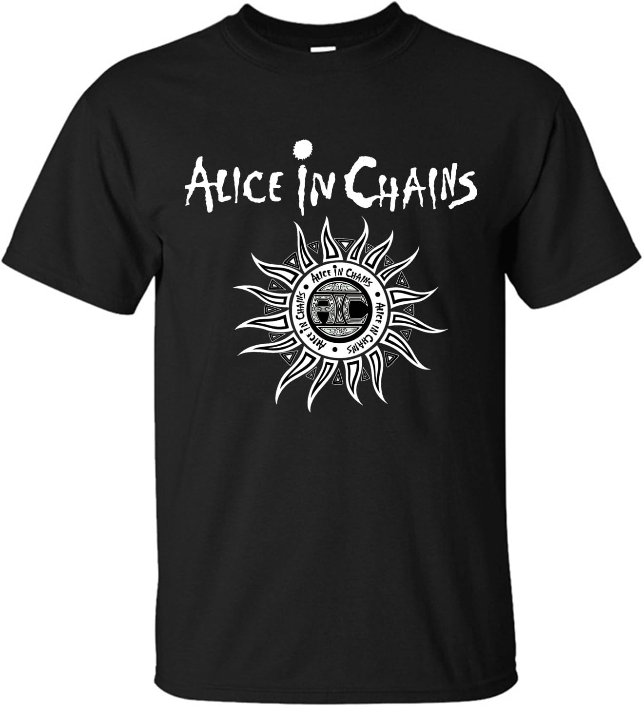 XANAB Alice in Chains Logo Black Custom Men T Shirt