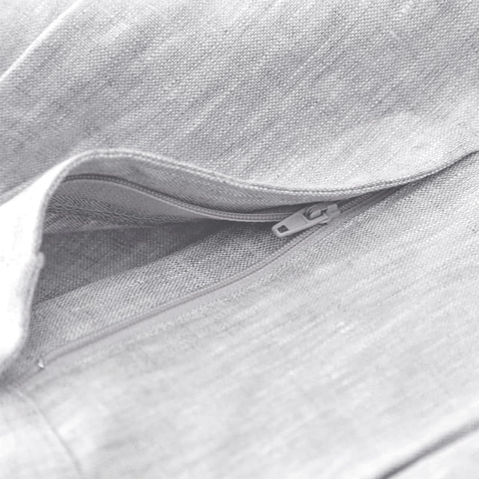 Amazhiyu Pantaloni da donna in puro lino, casual, a gamba larga, con tasche, vestibilità larga, pantaloni formali da lavoro