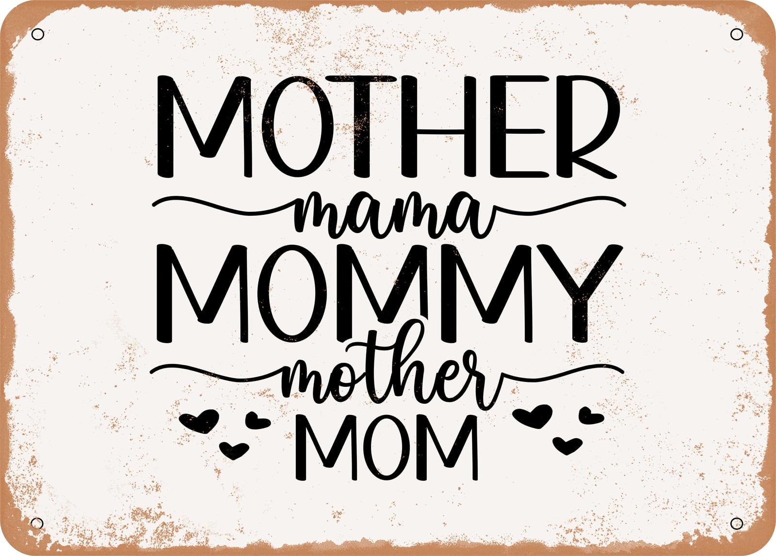 Miaomansenstore Metal Sign - Mother Mama Mommy Mother Mom - Vintage Look Sign Home Decor