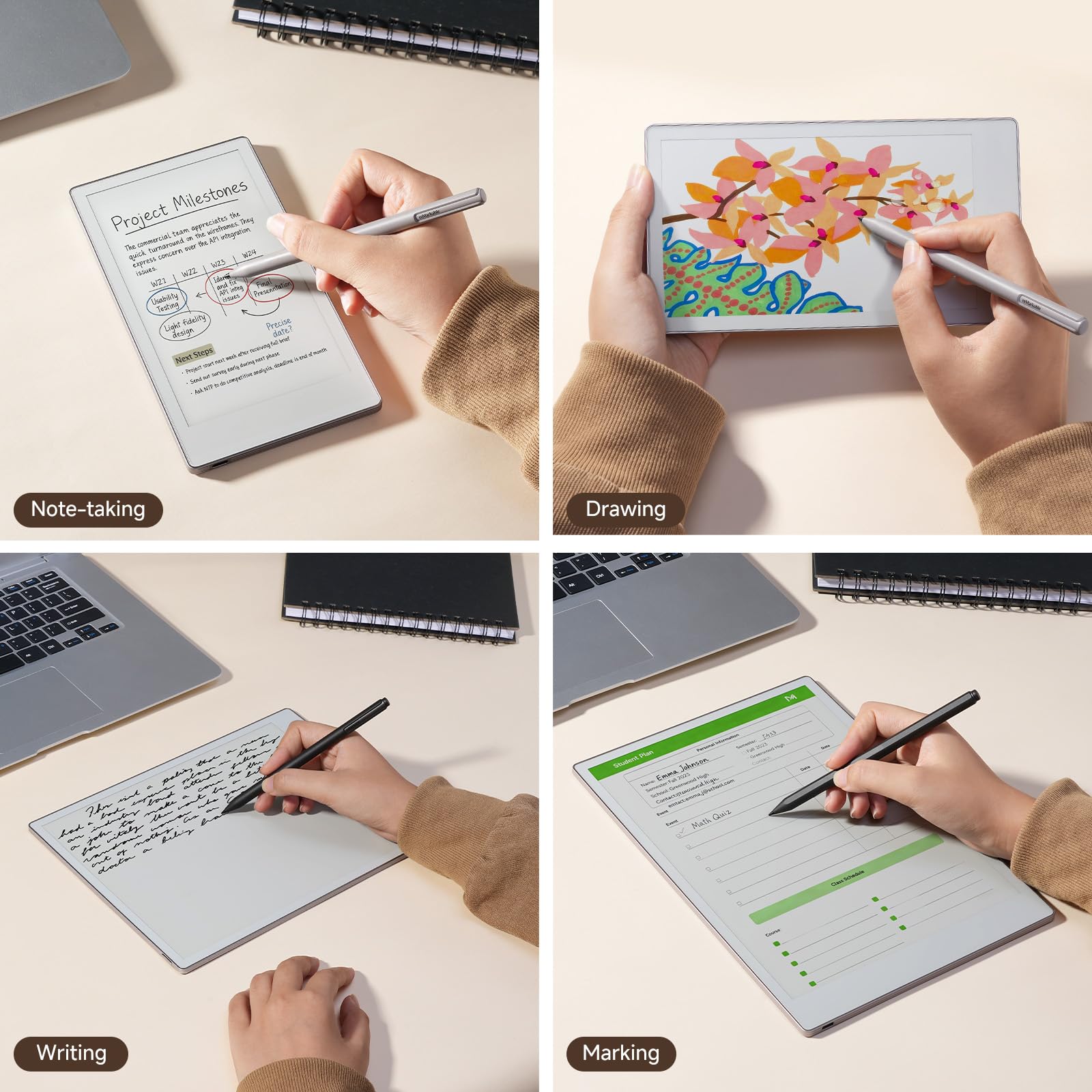 Lot de 10 pointes de stylo de rechange pour Remarkable Paper Pro/Pro Move – Sensation de papier améliorée et glisse lisse