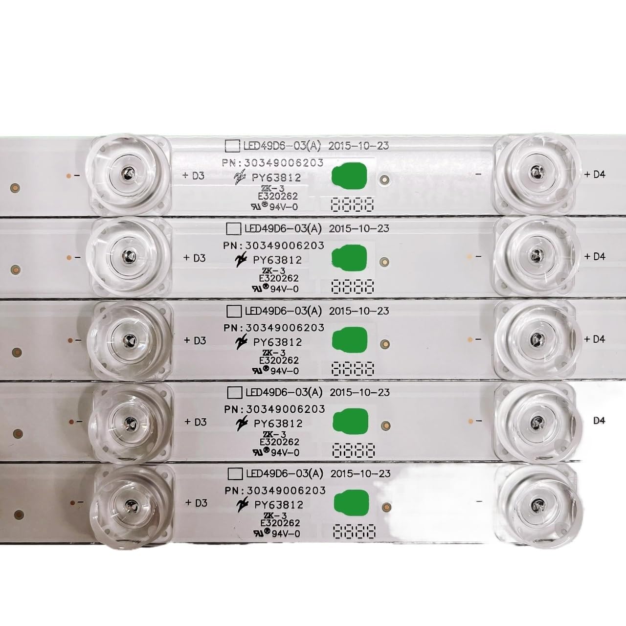 Pasek podświetlający LED do LED49D6-03(A) 30349006203 LED50D6-ZC14AG-03 LE50U6500TF LS49AL72 LE48D19S FD4951A-LU G49Y(1kit-12pcs)