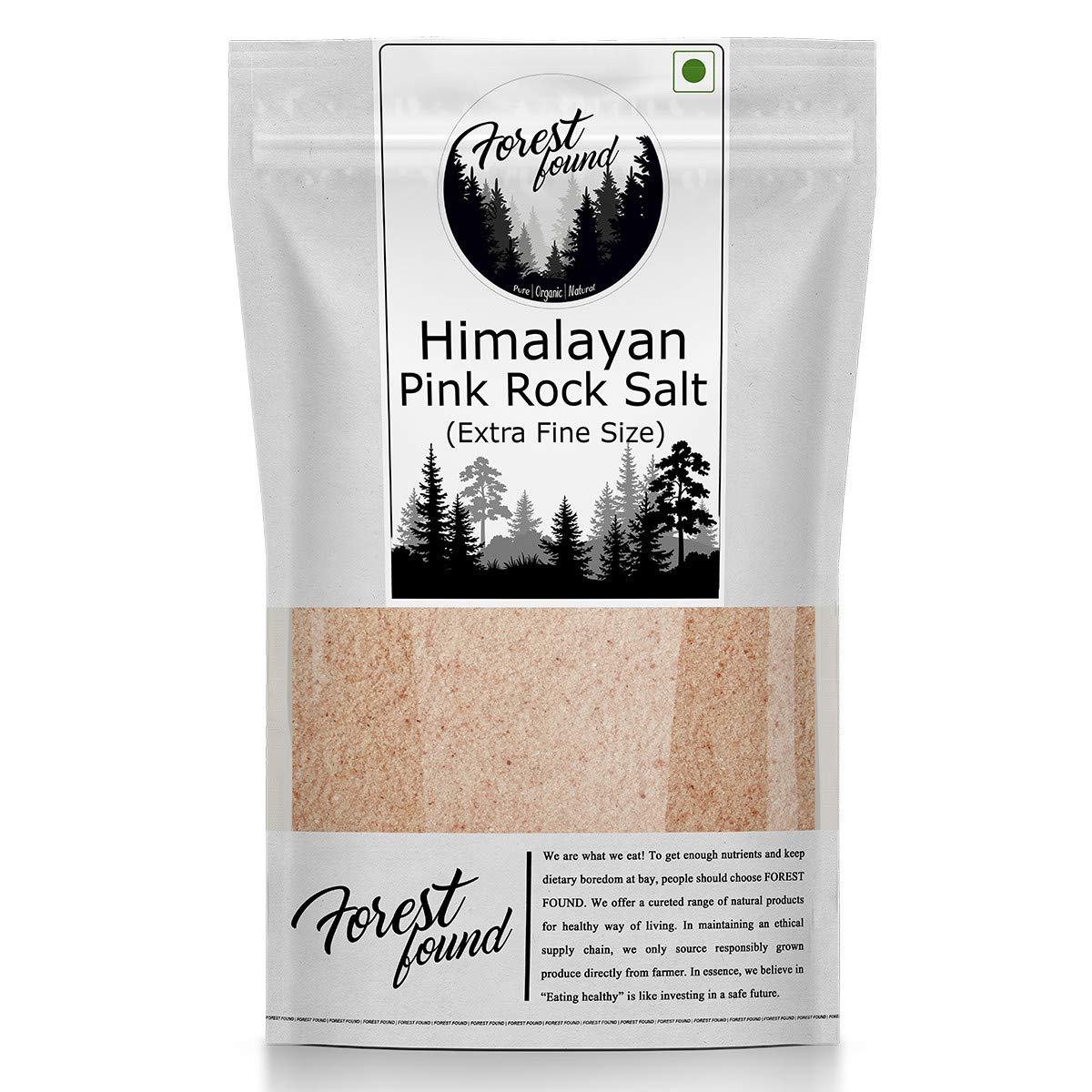 Forest Found Pure Himalayan Pink Salt Powder (900 gram) | Food Grade , Edible , Sand Free (B08KRY15ZZ) Amazon Price History, Amazon Price Tracker