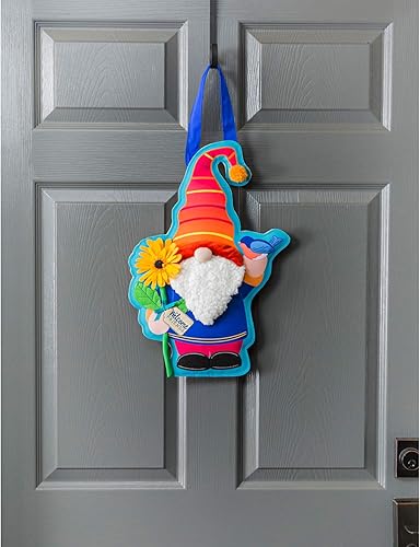 Miniatura 2 de Evergreen Flag Decoración de puerta de gnomo de jardín, duradera y bien hecha, decoración para el hogar y el jardín para césped y patio