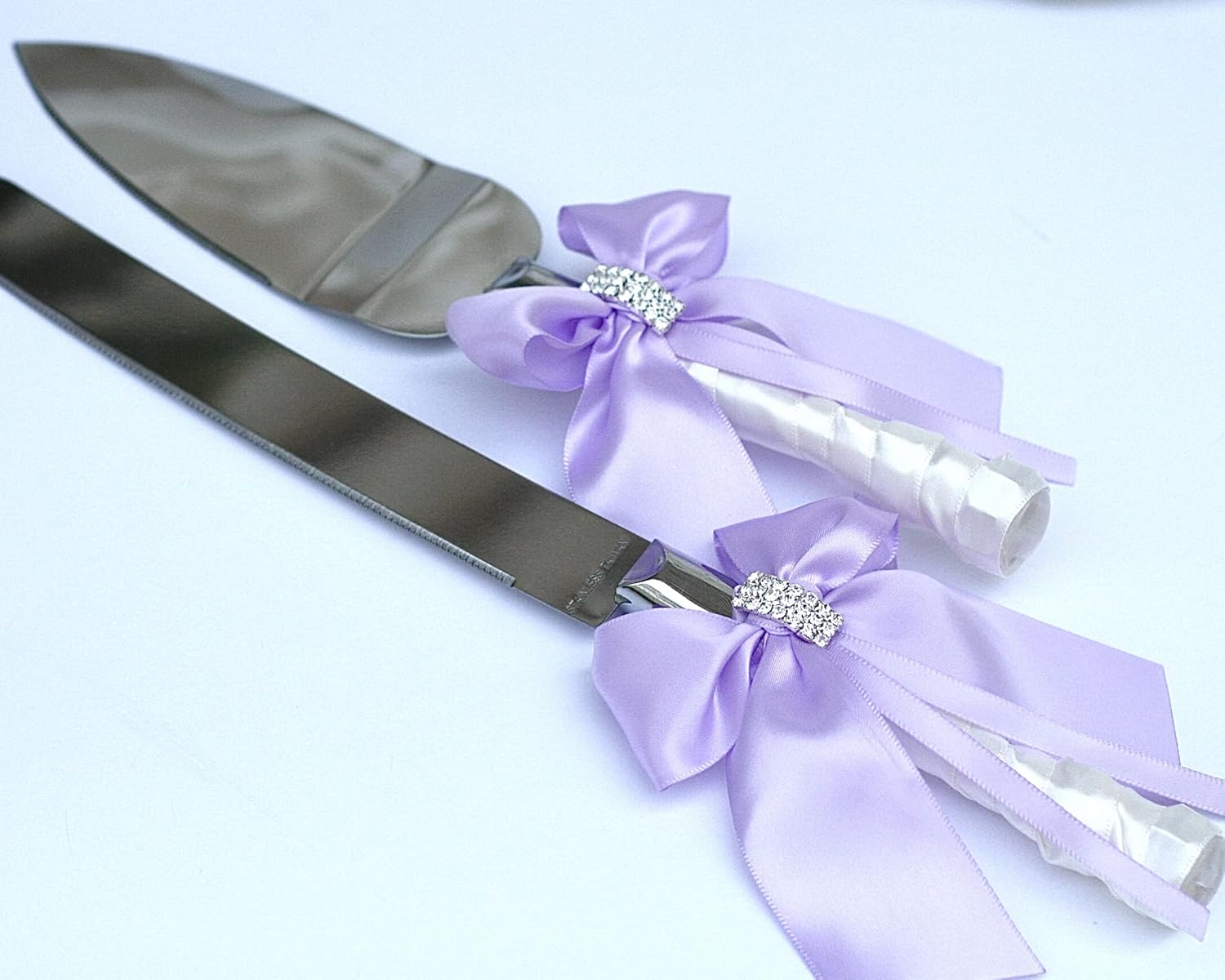 Flower Girl Basket and Ring Bearer Pillow Set ONLY in Ivory and Lavender Color