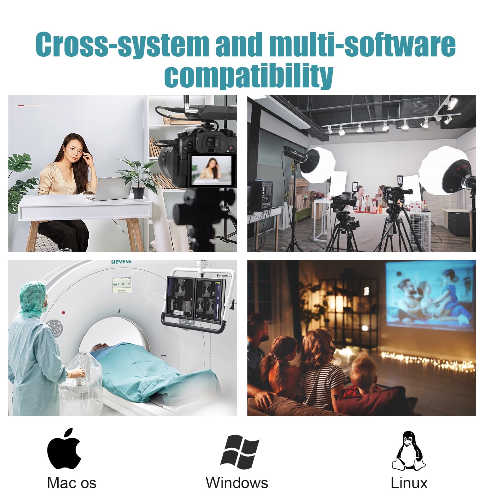 Scheda Acquisizione Video, 4K 1080P Capture Card, USB 2.0 Video Capture, Adattatore HDMI USB, Plug & Play, Adatto per Giochi Streaming Videoconferenza Enseñanza