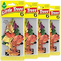 Vista 40 de Little Trees - Ambientador de árbol colgante que proporciona un aroma de larga duración para tu hogar o tu auto. Aroma Black Ice, 24