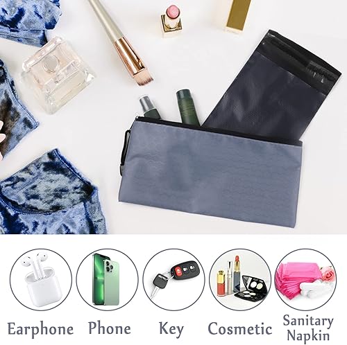 Miniatura 6 de Bolsas de eliminación de servilletas sanitarias, bolsas femeninas de desecho personal, 200 bolsas opacas grises y 2 bolsas de almacenamiento de