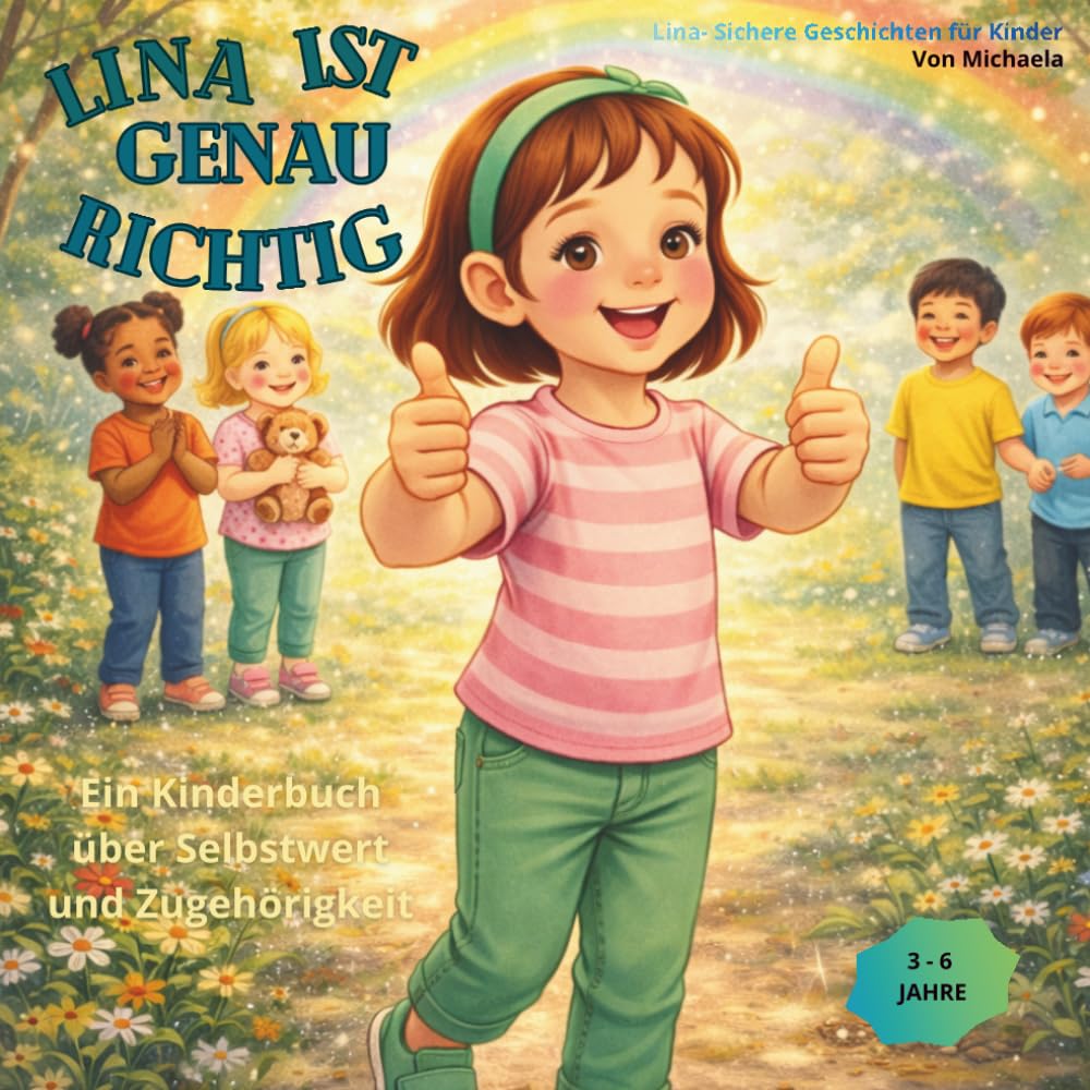 Lina ist genau richtig: Ein Kinderbuch Über Selbstwert und Zugehörigkeit (Lina- Sichere Geschichten für Kinder)