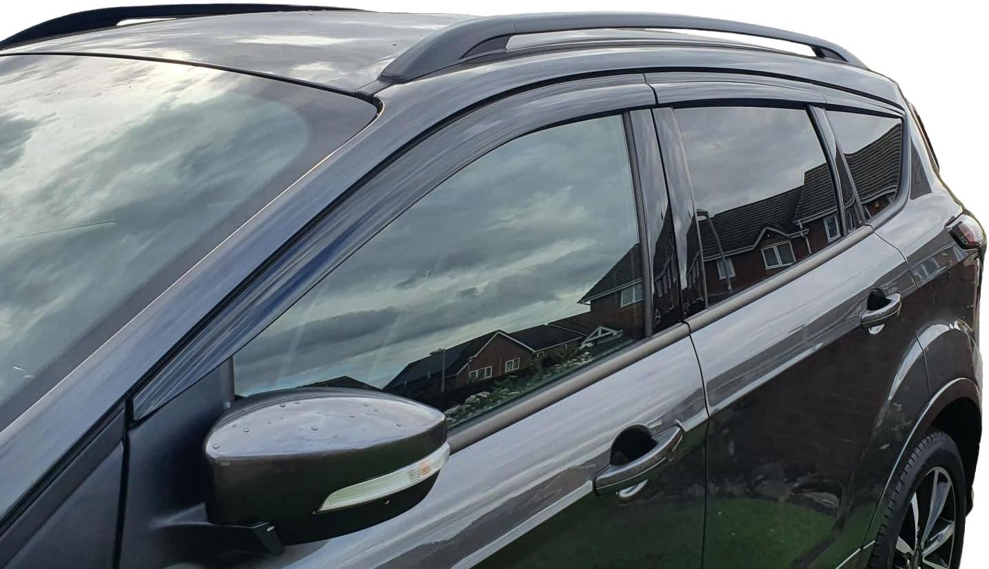 AUTO CLOVER Wind Deflectors Set for Ford Kuga 20122019 (6 pieces