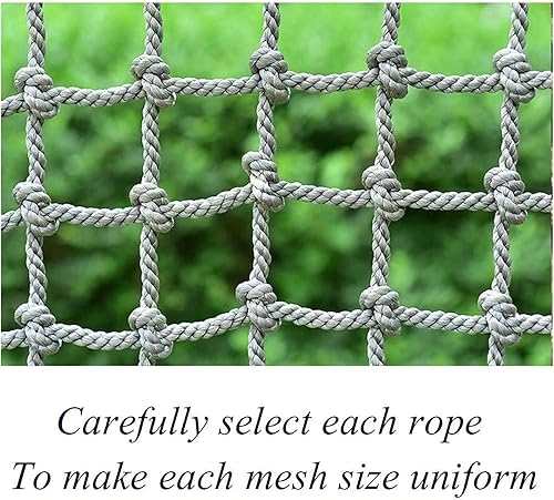 Miniatura 3 de XHP Red de escalada para niños al aire libre en interiores, puente de escalera de cuerda para casa del árbol, cuerda de pared de escalada de 0.472