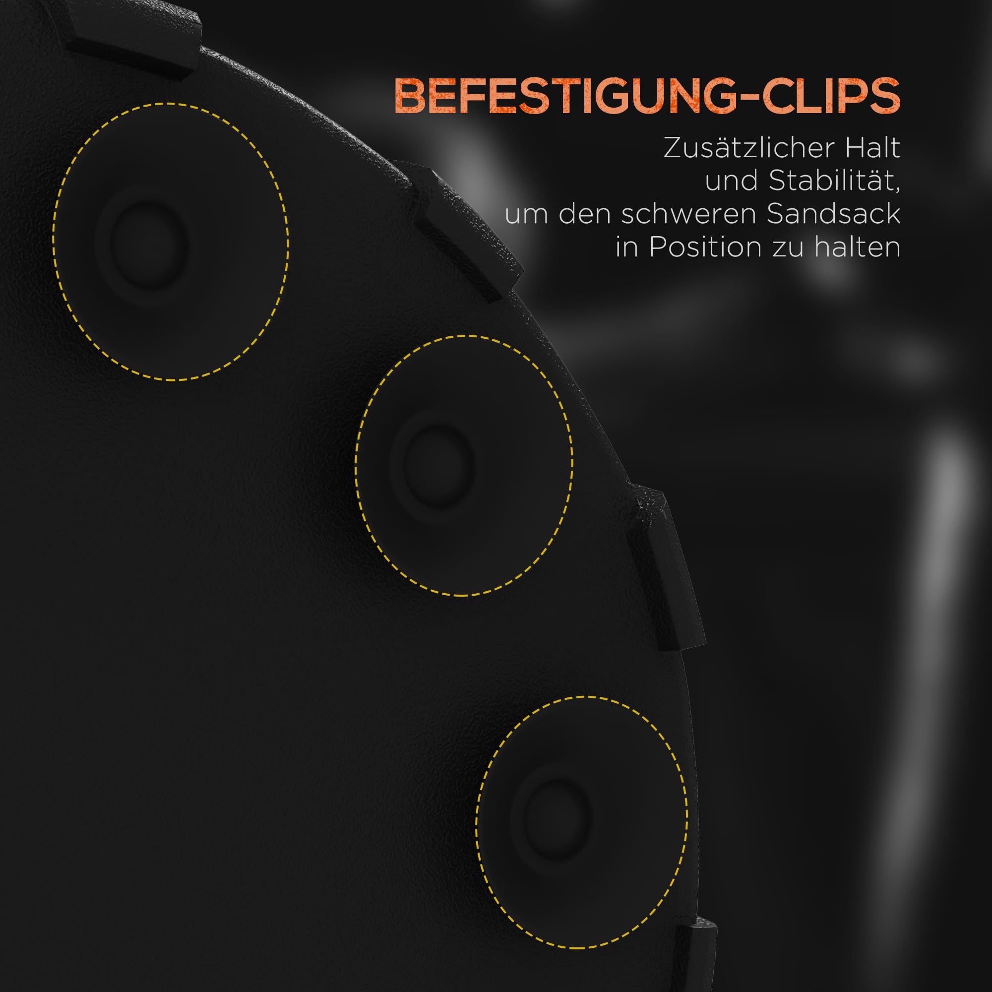 SPORTNOW Boxsack Stehend 65-175 cm mit Saugfuß Boxbandagen Schwarz