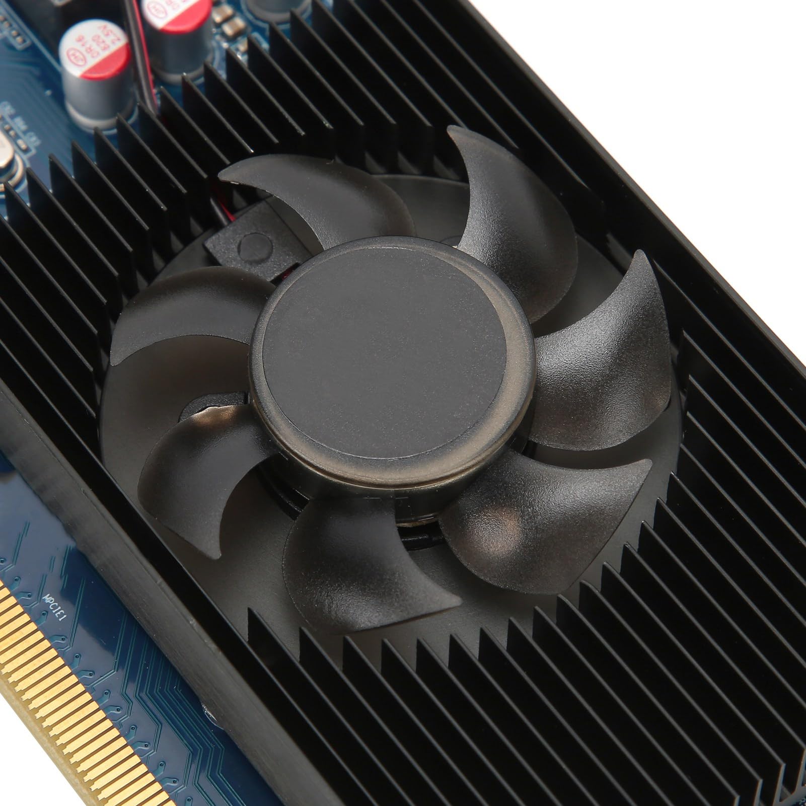 VBESTLIFE Tarjeta gráfica para PC, Tarjeta gráfica HD6450 2G 64bit DDR3 con Ranura PCI Express 3.0, para computadora de Escritorio de Oficina