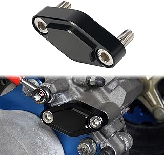 NICECNC ATV Parking Brake Blocking Plate Compatible with Yamaha Raptor 700R 700 660 250 350 Banshee 350 YFZ 450 YFZ450R Warrior 350 Compatible with Honda TRX 450R 400EX 300EX ATC110 1979-1985 Black