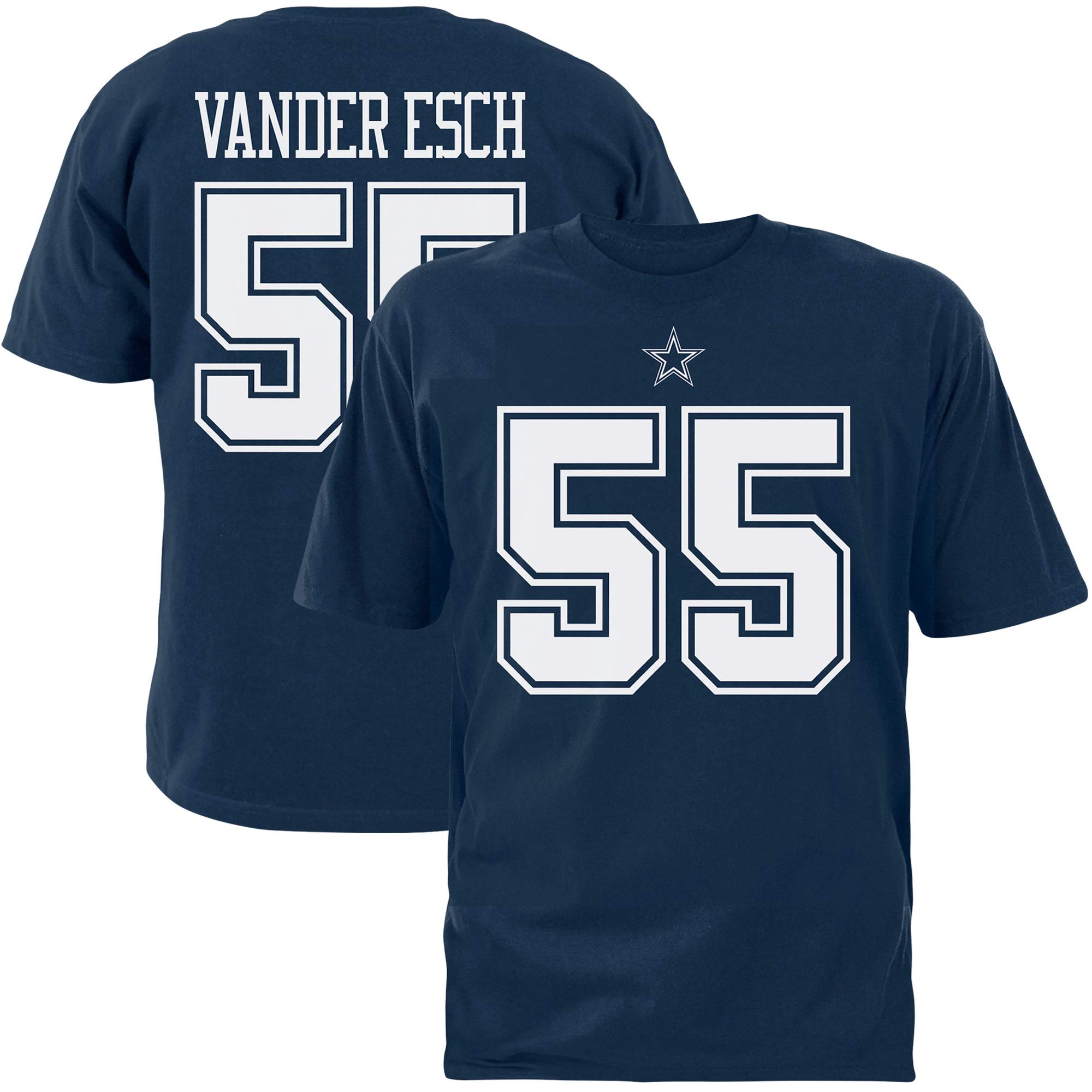 Men's Amari Cooper Dallas Leighton Vander Esch Cowboys Authentic Player Name & Number T-Shirt