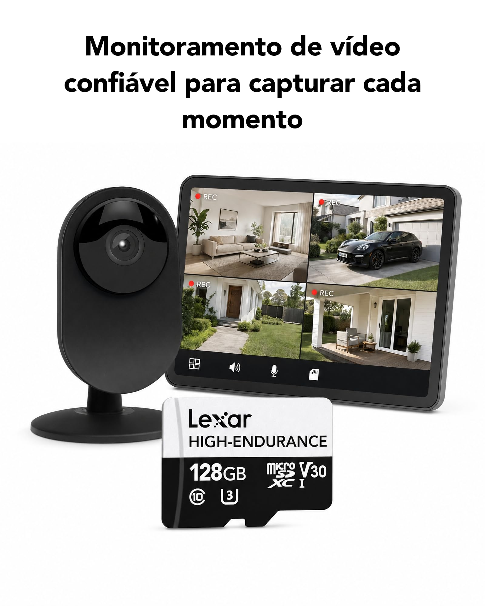 Lexar Scheda microSDHC/microSDXC UHS-I ad alta resistenza 128 GB