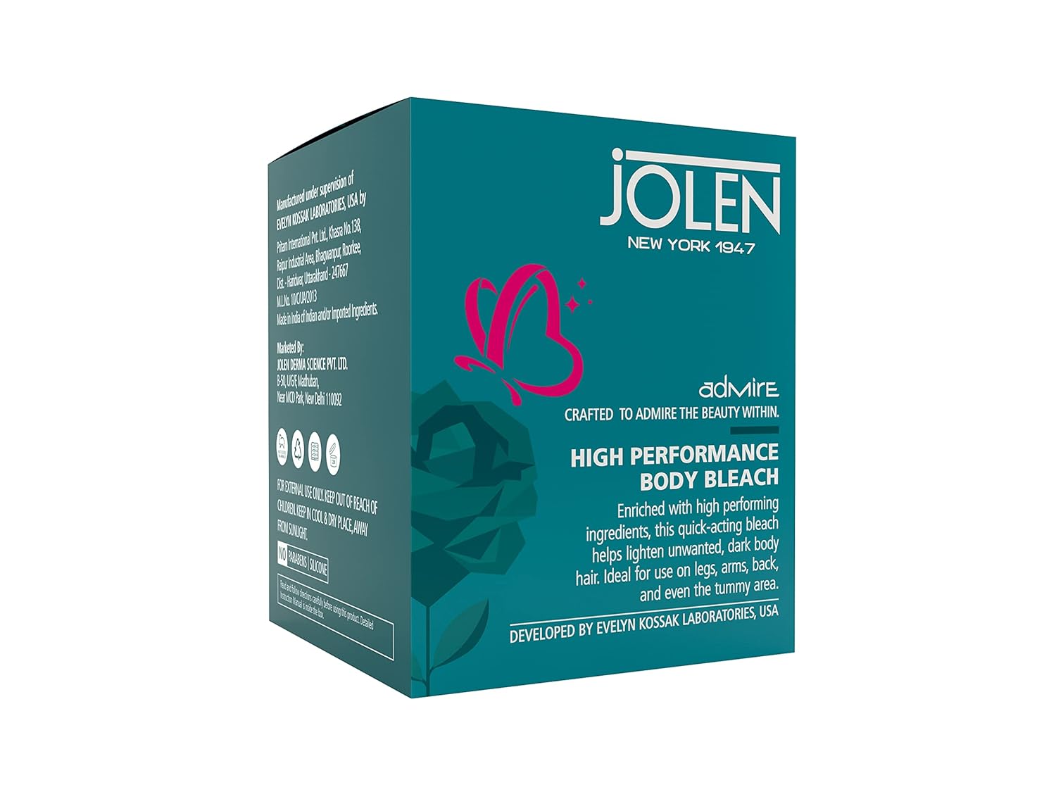 Jolen New York High Performance Body Bleach, 480gm Amazon.in Beauty