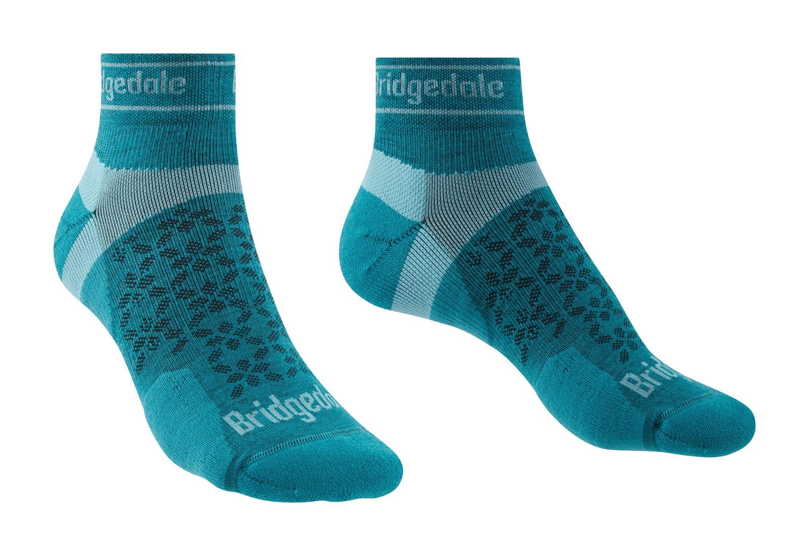 Bridgedale TRAIL RUN Ultralight T2 Merino Sport Low-Women's- Medium-Teal
