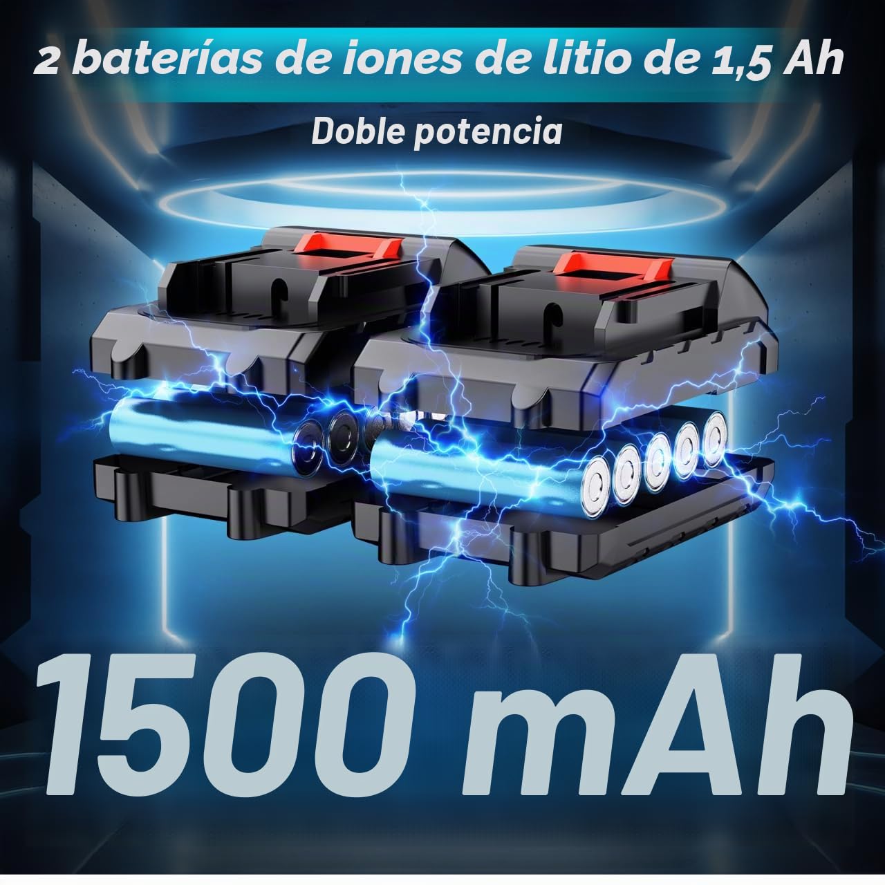 Pistola Remachadora a Batería Compatible con Makita 18V Batería, Remachadora Electrica de 20,000N, Remachadora Automática Para Remaches de Aluminio de 2,4-4,8 mm
