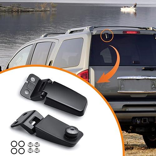 Miniatura 5 de Kits de bisagras de vidrio para puerta trasera para portón trasero compatibles con Nissian Armada 2005-2015, Infiniti QX56 2004-2010, Nissan