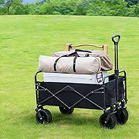 Carrinho de Transporte Dobrável 150kg - Preto, Resistente e Portátil para Serviço Pesado