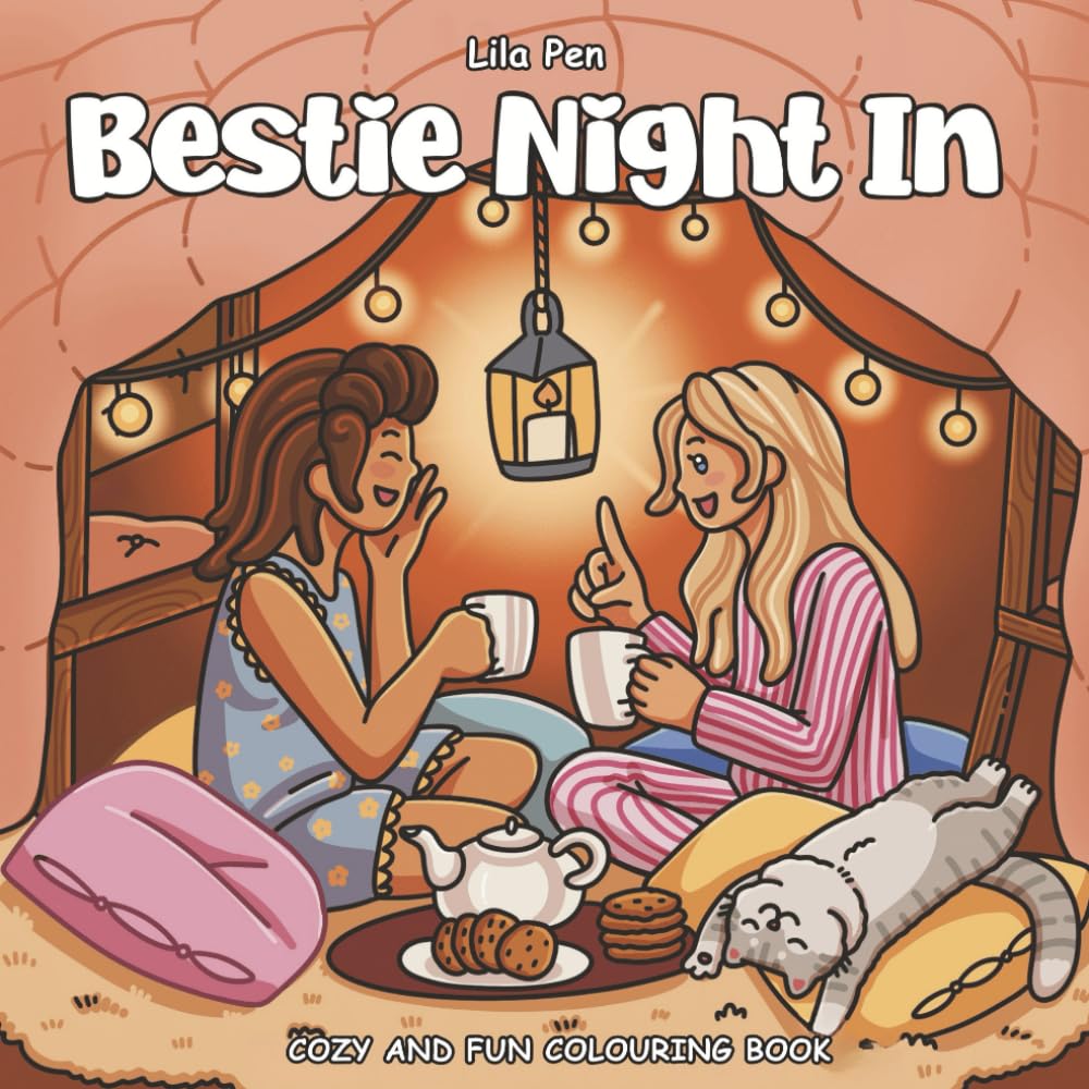 Bestie Night In: Color Your Cozy Memories — Friendship, Fun & Girl Moments