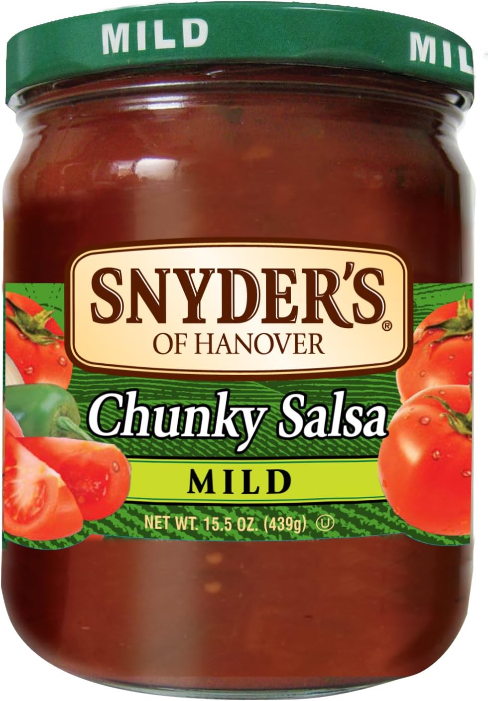 Snyder's of Hanover Mild Chunky Salsa, 15.5 Ounce Jar