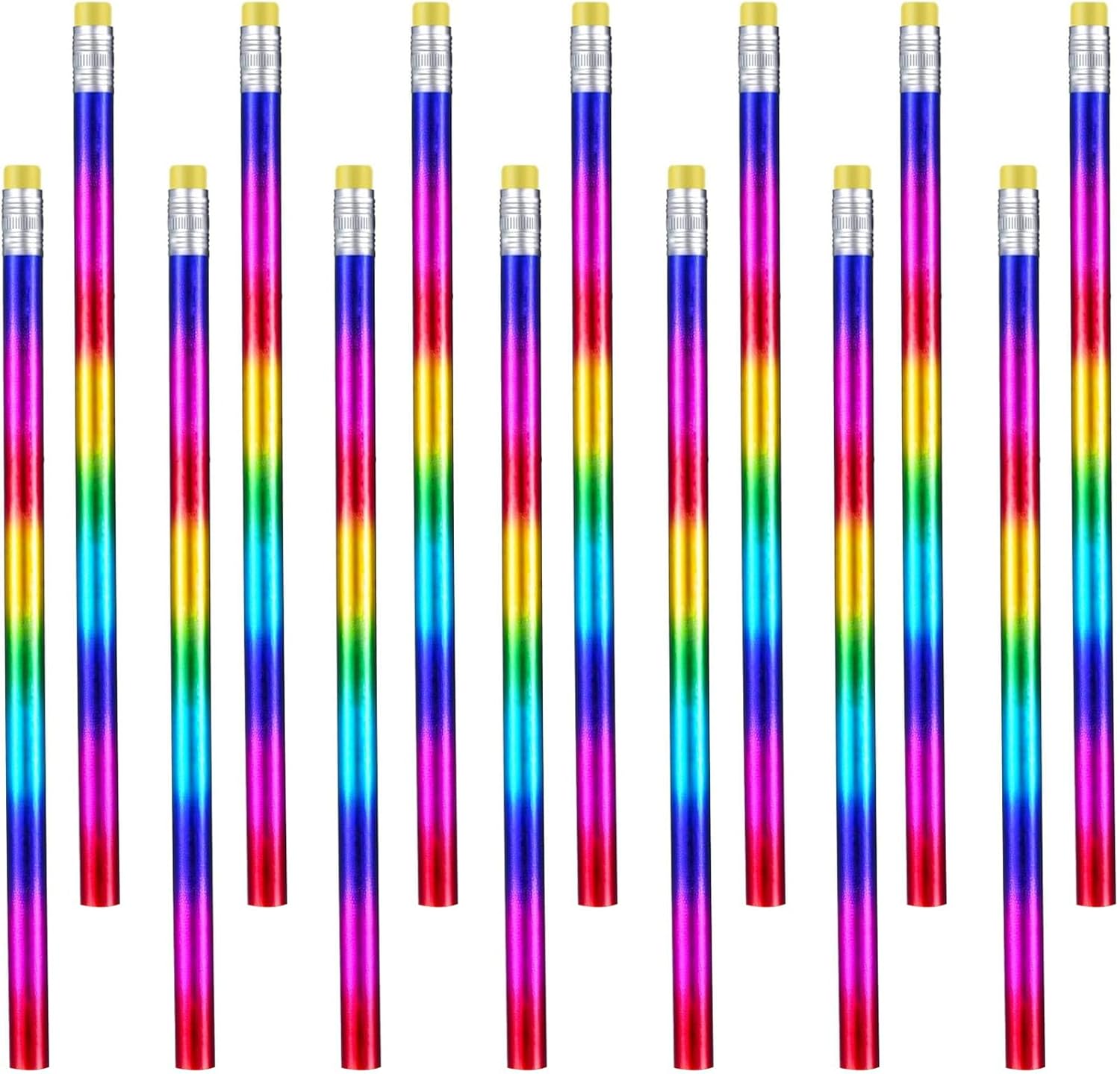 Outus 48 Lápices de Colores Arcoíris con Borrador