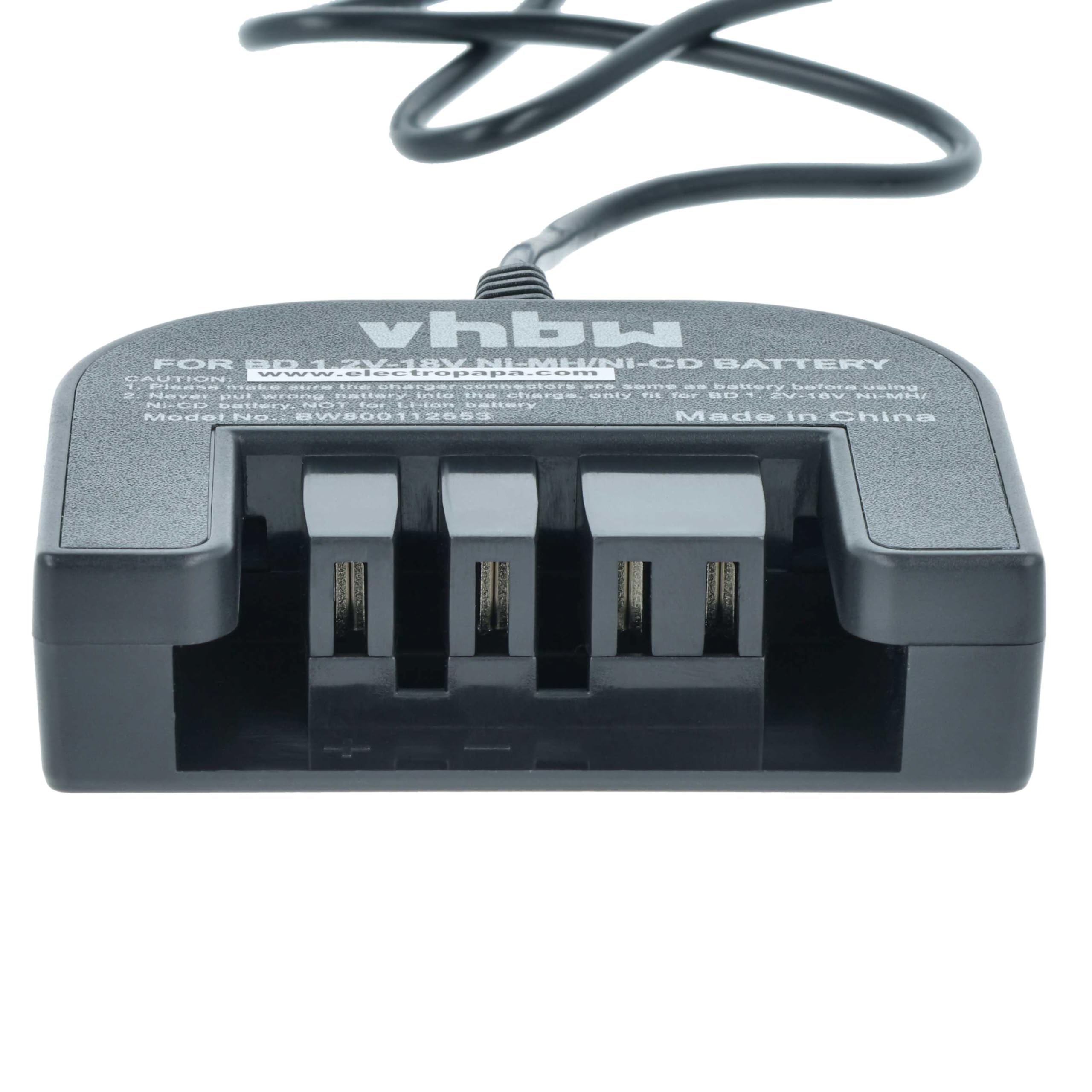 vhbw Cargador Compatible con Black & Decker Firestorm FS120B