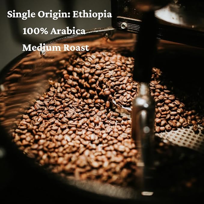 Café Descafeinado Swiss Water Etiopía Tueste Medio Grano Entero 454g miniatura 5