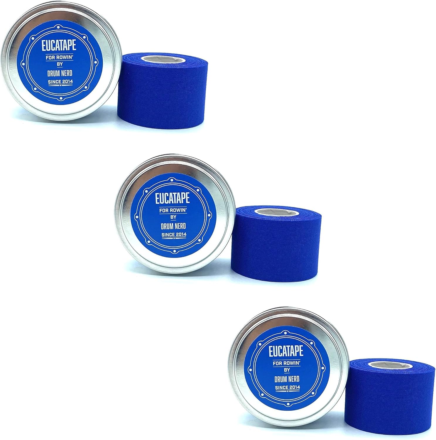 Eucatape Eucalyptus Infused Rowing Tape for Men & Women – Heals and Protects Hands from Blisters Cuts Dry Skin, for Strength & Grip Indoor Machine or Outdoor Sculling Crew