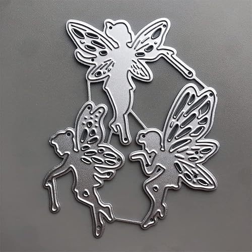 FreeShipping Más de 15 USD 2022 Nuevos troqueles de corte de metal de hadas de Navidad para hacer tarjetas, papel de gofrado, álbumes de fotos,