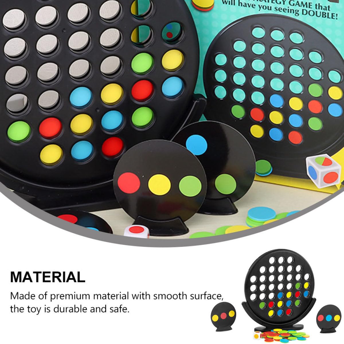 Mikinona Jeu de Stratégie Éducatif avec Cartes Colorées Jeu de Plateau Interactif pour Garçon Fille Favorisant la Réflexion Logique Développement Cognitif et Apprentissage Précoce