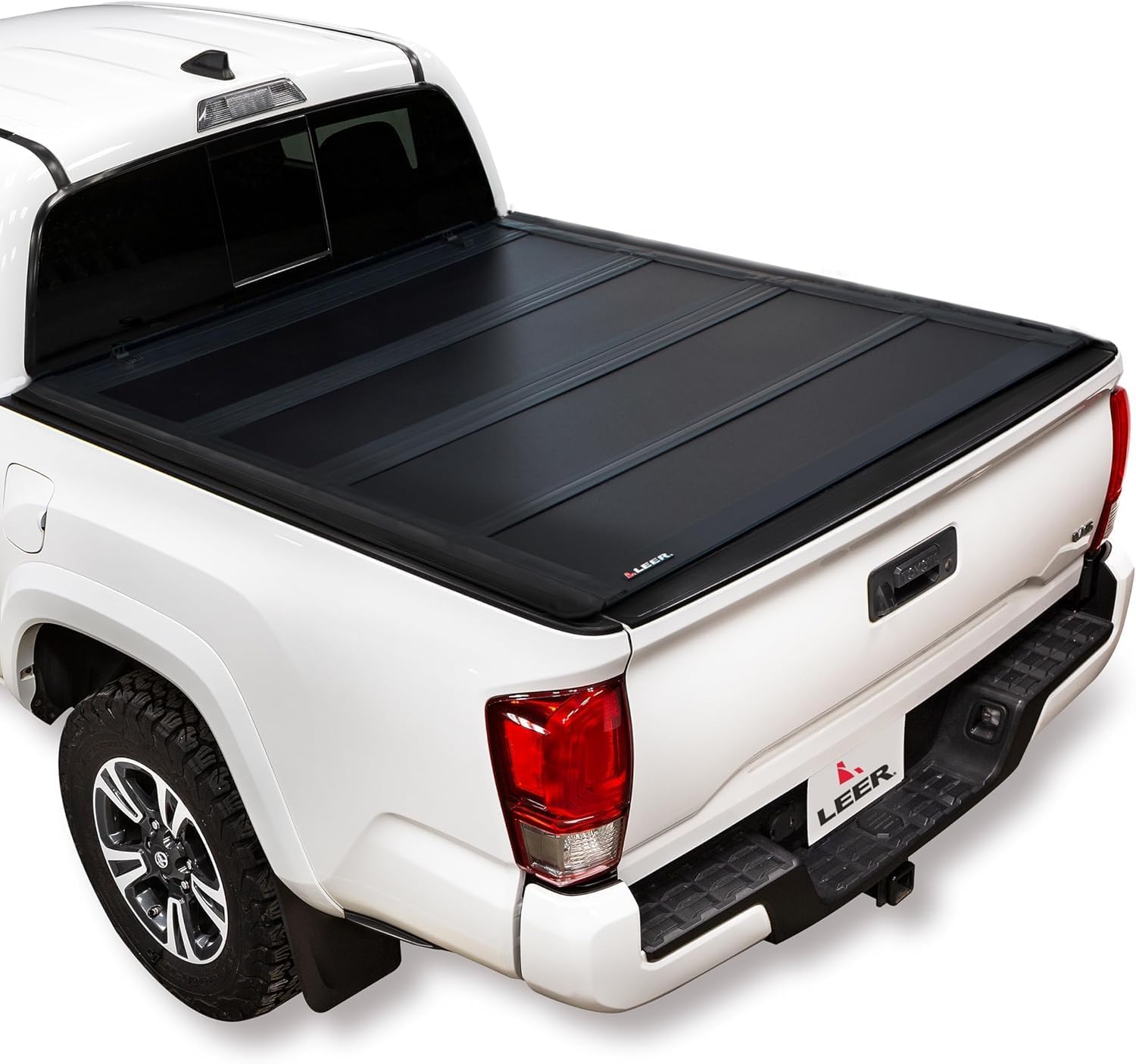 LEER HF650M Quad-Folding Tonneau Cover, Fits 2009-2018 Ram with 6'4" Truck Bed