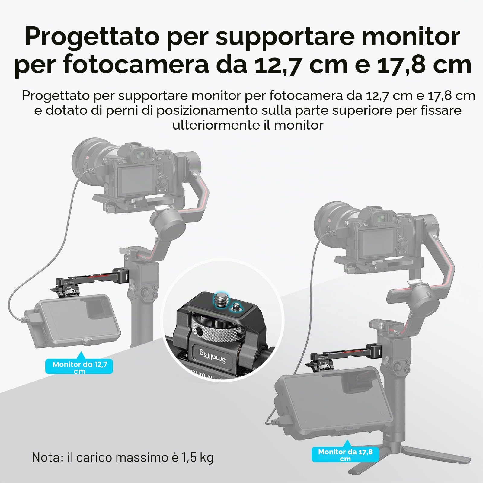 SMALLRIG Supporto Monitor NATO per DJI RS Serie-3026B