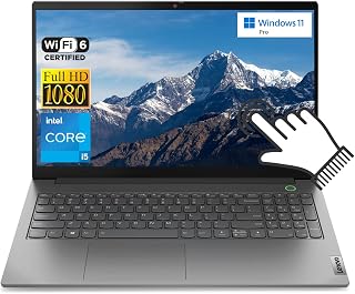 Lenovo ThinkBook 15 G4 Business Laptop, 15.6" FHD Touchscreen, 10-Core Intel Core i5-1235U, 24GB RAM, 1TB NVMe SSD, WiFi 6, Backlit KYB, Fingerprint, Thunderbolt 4, Win 11 Pro, w/CUE Accessories