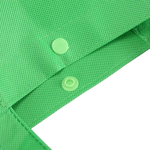 Miniatura 5 de Tosnail Paquete de 12 bolsas de compras reutilizables para comestibles, grandes bolsas plegables a granel, bolsas de tela con asa larga para compras