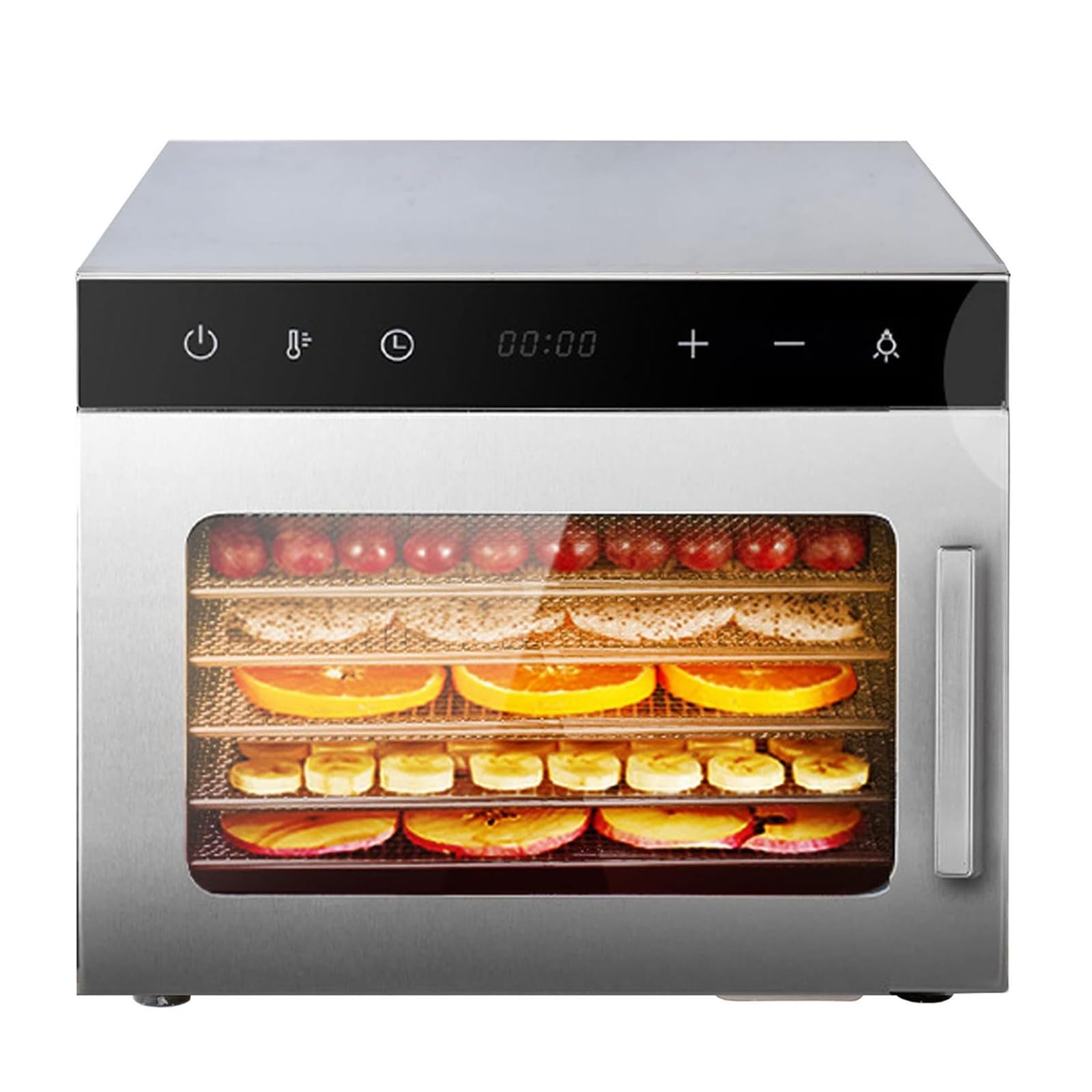 Liofilizadora Comercial De 500 W, Secadora De Alimentos De 6 Capas, Tiempo Ajustable: 30 Min-24 H/Temperatura Ajustable: 30 ℃ -85 ℃/espaciado De Capas: 3 Cm, para Secar