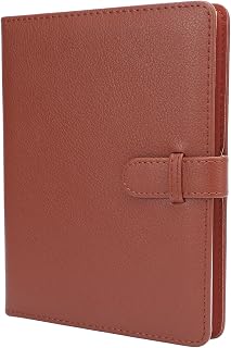 Asixxsix 3.5x5 Photo Album, Holds 80 Photos, Brown