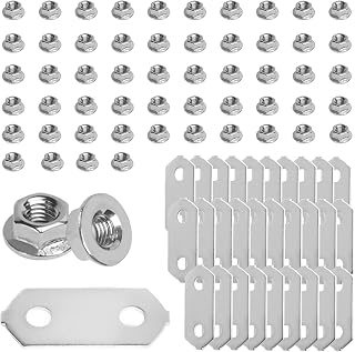 30 Sets Nickel Plated Copper Bus Bars & Stainless Steel Nuts Set for Hybrid Battery | Compatible with Toyota Prius 2004-2015, Prius V 2012-2017, Lexus CT200h 2011-2017 (Improved Model)