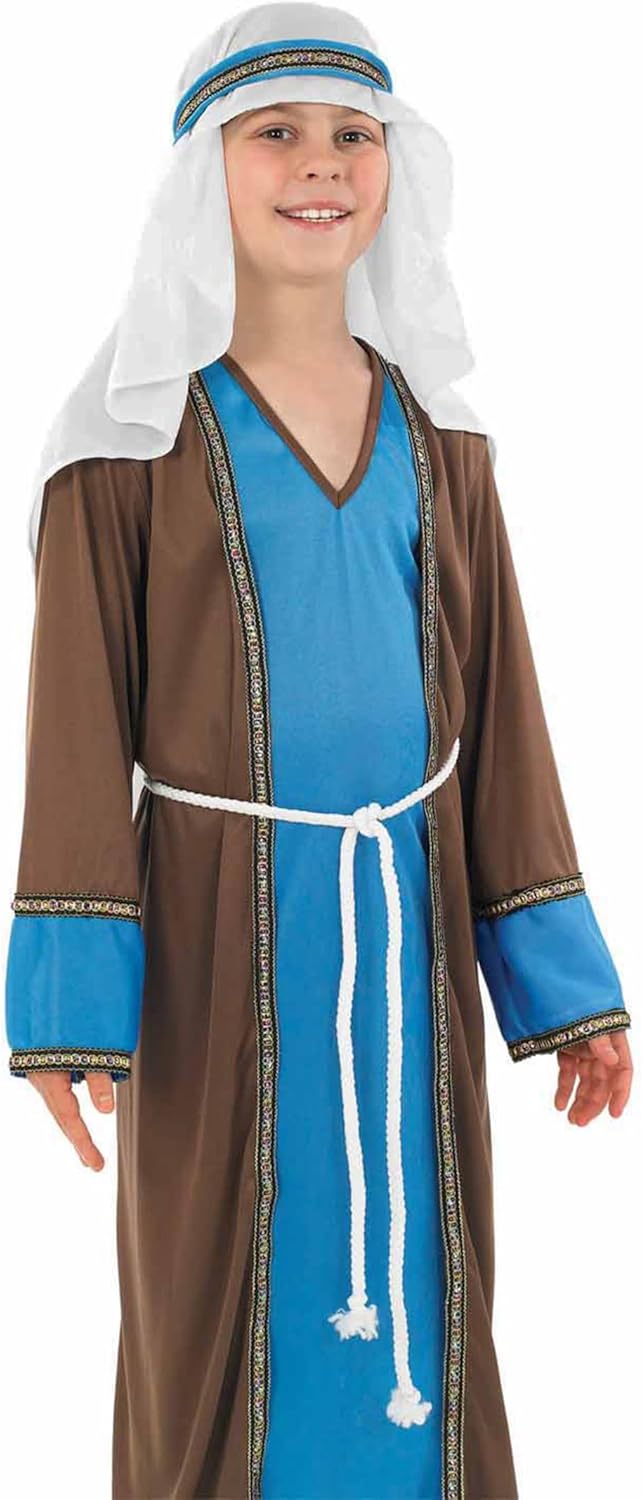 fun shack St Joseph Costume for Kids, Boys Shepherd Costume, Christmas Costumes for Kids, Boys Nativity Costumes - Image 3