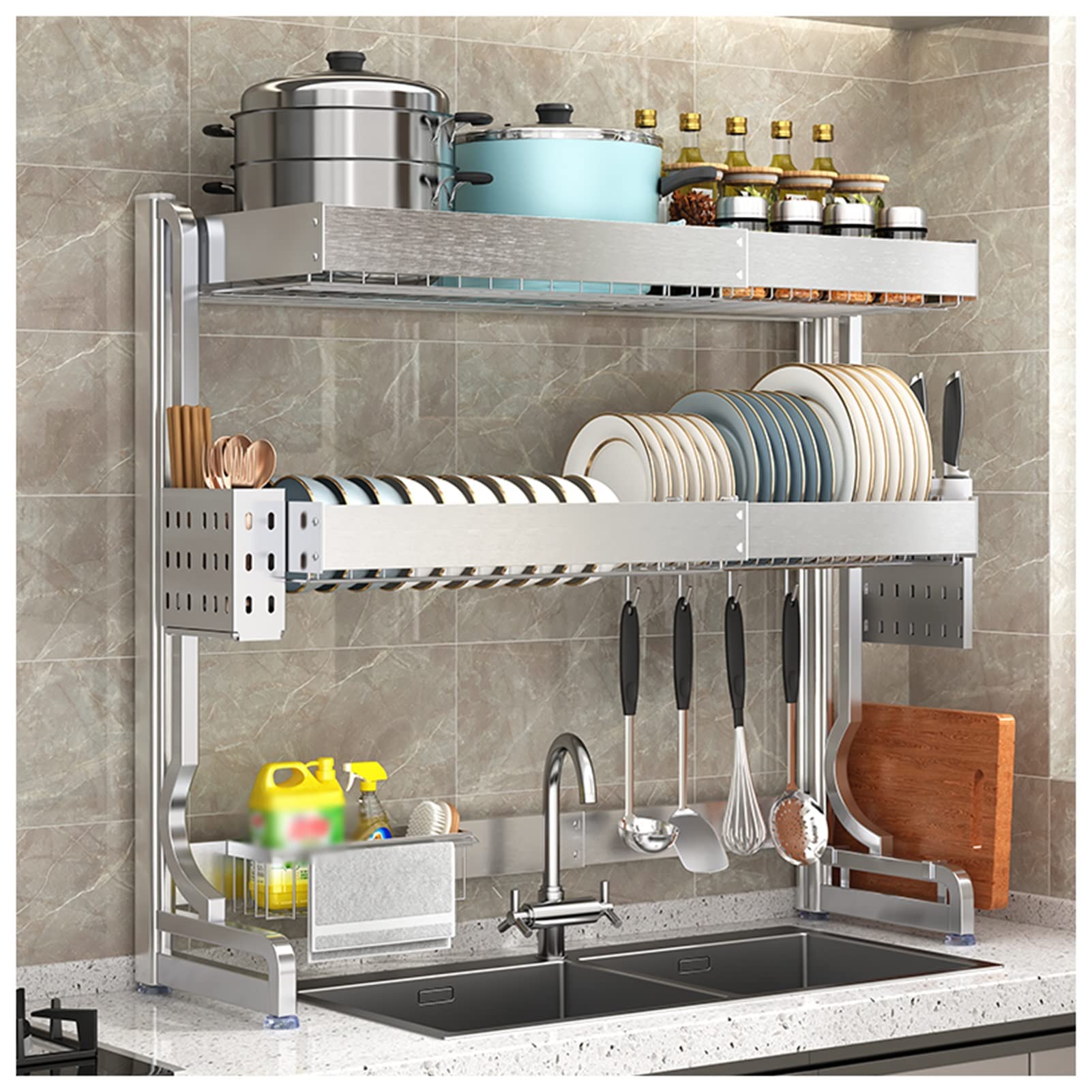 Dish Drying Rack Over The Sink Dish Drying Rack 2 Tier Dish Drying Rack Adjustable Dish Drainer Rack