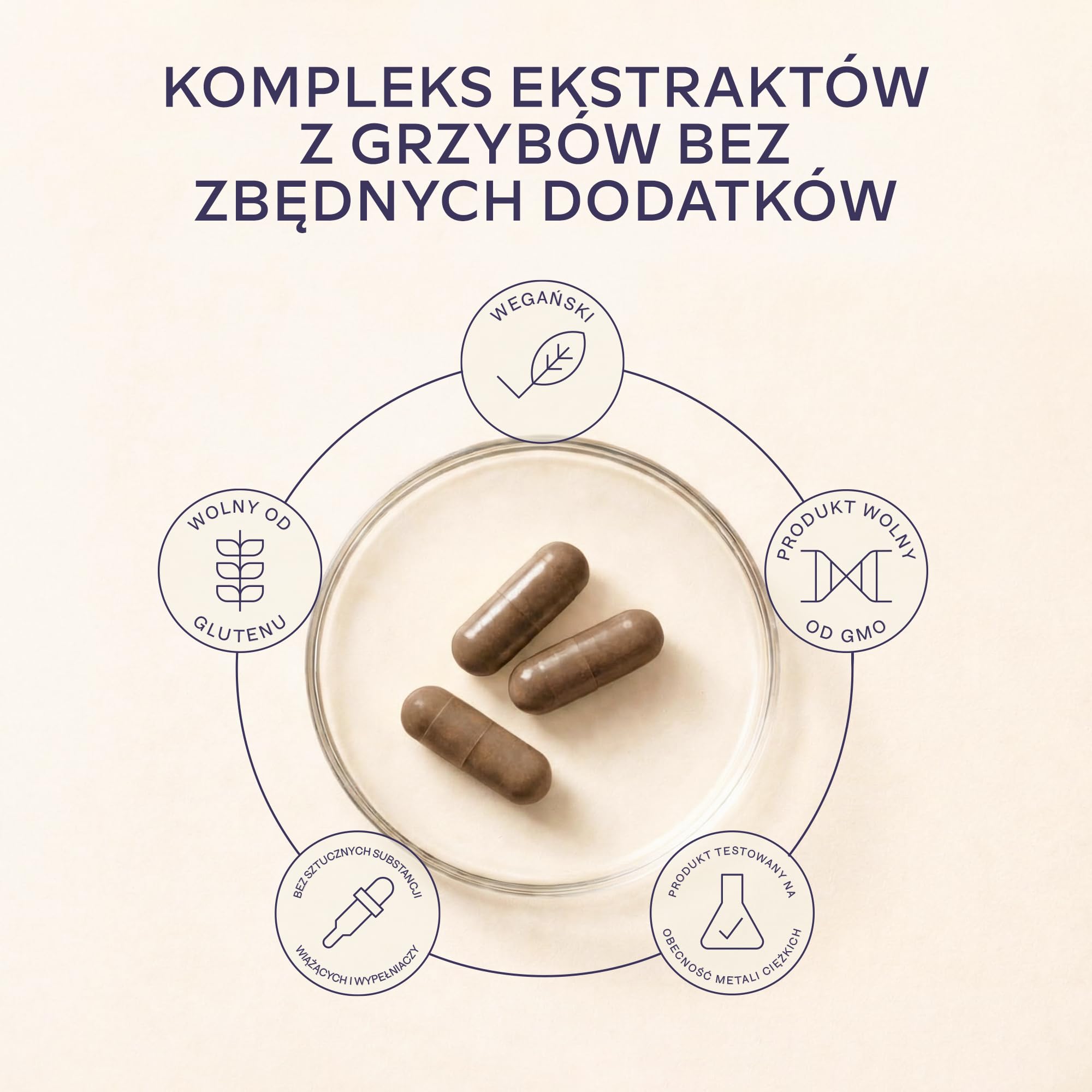 Lions Mane Mushroom Complex, 18000 mg Hericium Erinaceus wysoka dawka - Nootropic 30:1 ekstrakt z grzybów lwa - kapsułki Lwy mane z Reishi, Cordyceps i cynkiem - 120 lionów kapsułek