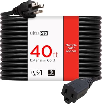 UltraPro Outdoor Extension Cord, 40 Ft, Heavy Duty Extension Cord